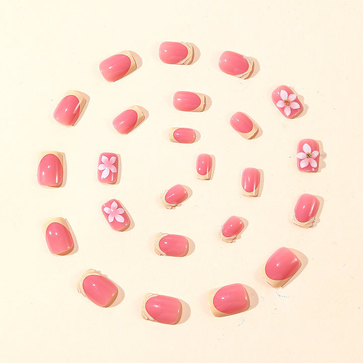 Dekorative Florale 3D Nagelkunst Erweiterungen Karnz