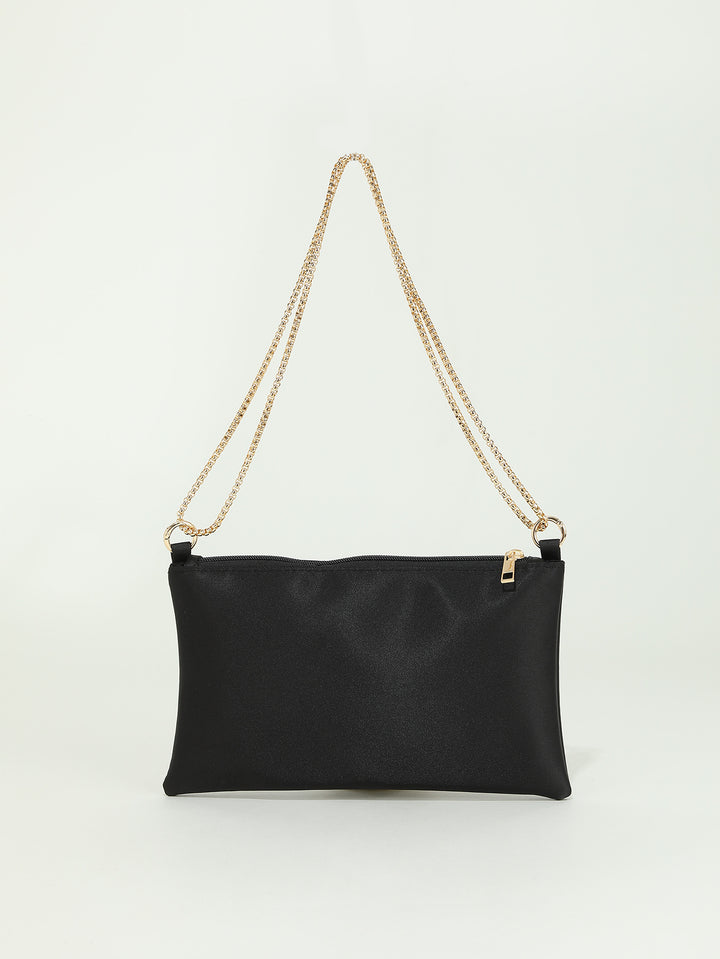 Satin Abend Schultertasche
