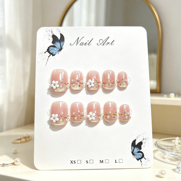 Dekoratives Floral-Nagelkunst-Set Karnz