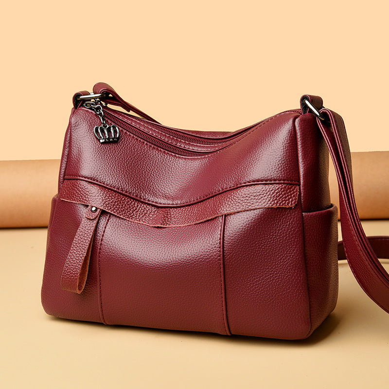 Elegante Mehrfachtasche Schultertasche Karnz