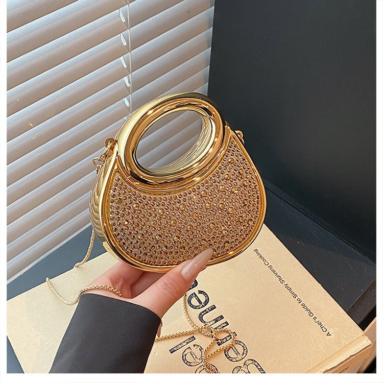 Glamouröse Strass Abendtasche