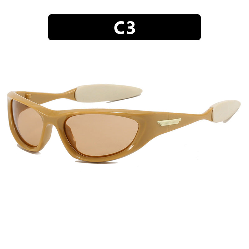 Damen sportliche Sonnenbrille mit rutschfestem Design Karnz