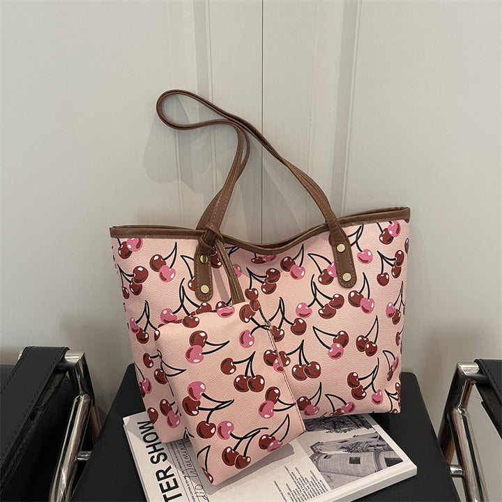 WoWhimsical Kirschen Druck Tragetasche Karnz