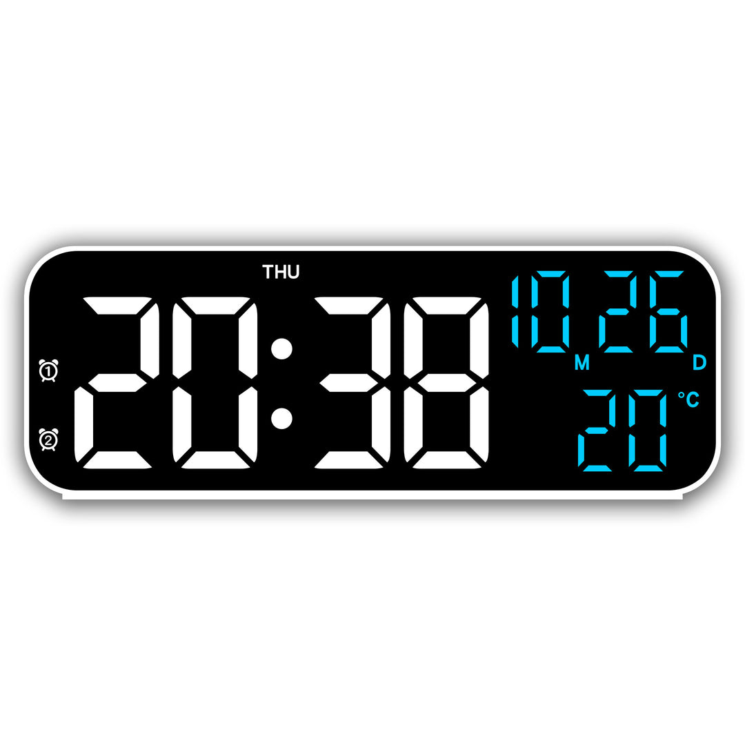 Digitaler Wecker mit Großem Led-Display und Wetterfunktion Karnz