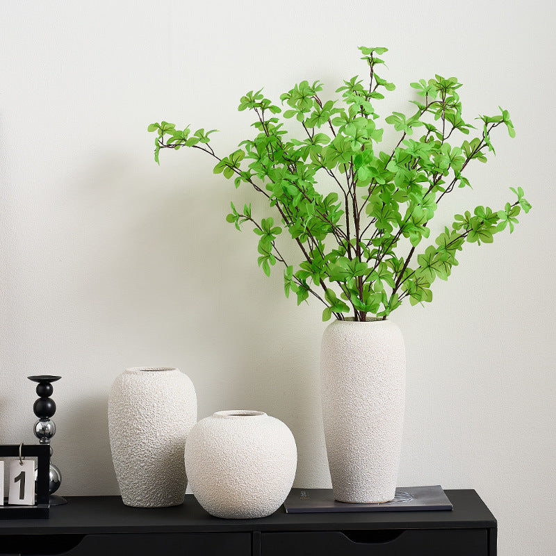 Stilvolle Keramikvase mit strukturiertem Design Karnz