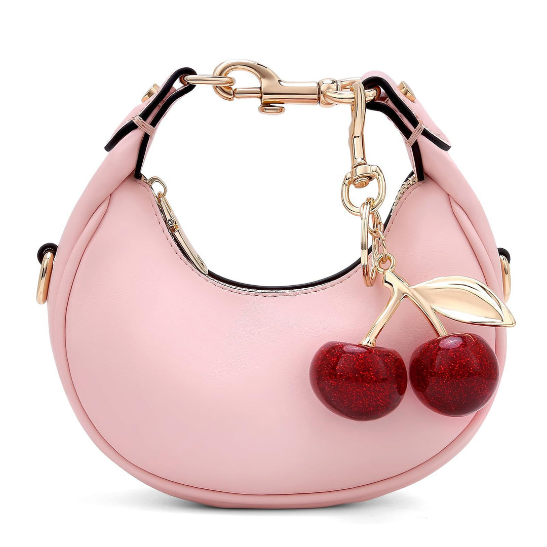 Trendige Handtasche mit Fruchtigem Anhänger Karnz
