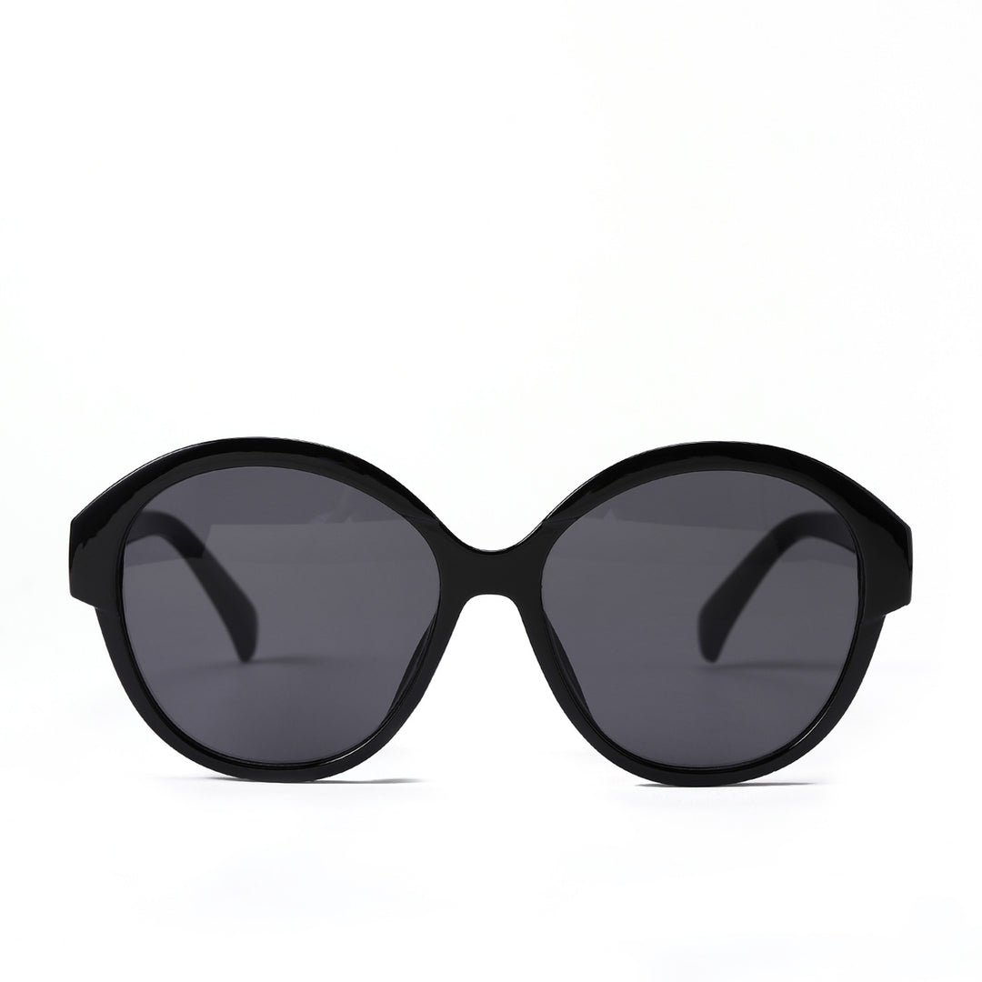 Damen runde modische Sonnenbrille mit auffälligem Leopardenmuster Karnz