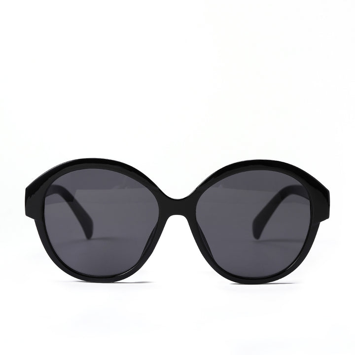 Damen runde modische Sonnenbrille mit auffälligem Leopardenmuster Karnz