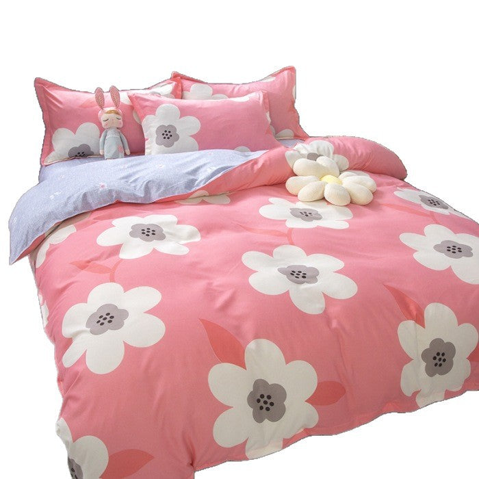 Blumenmuster Komforter Set