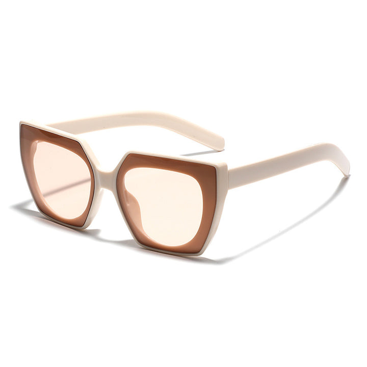 Damen großzügige quadratische Sonnenbrille mit stilvollem Design Karnz