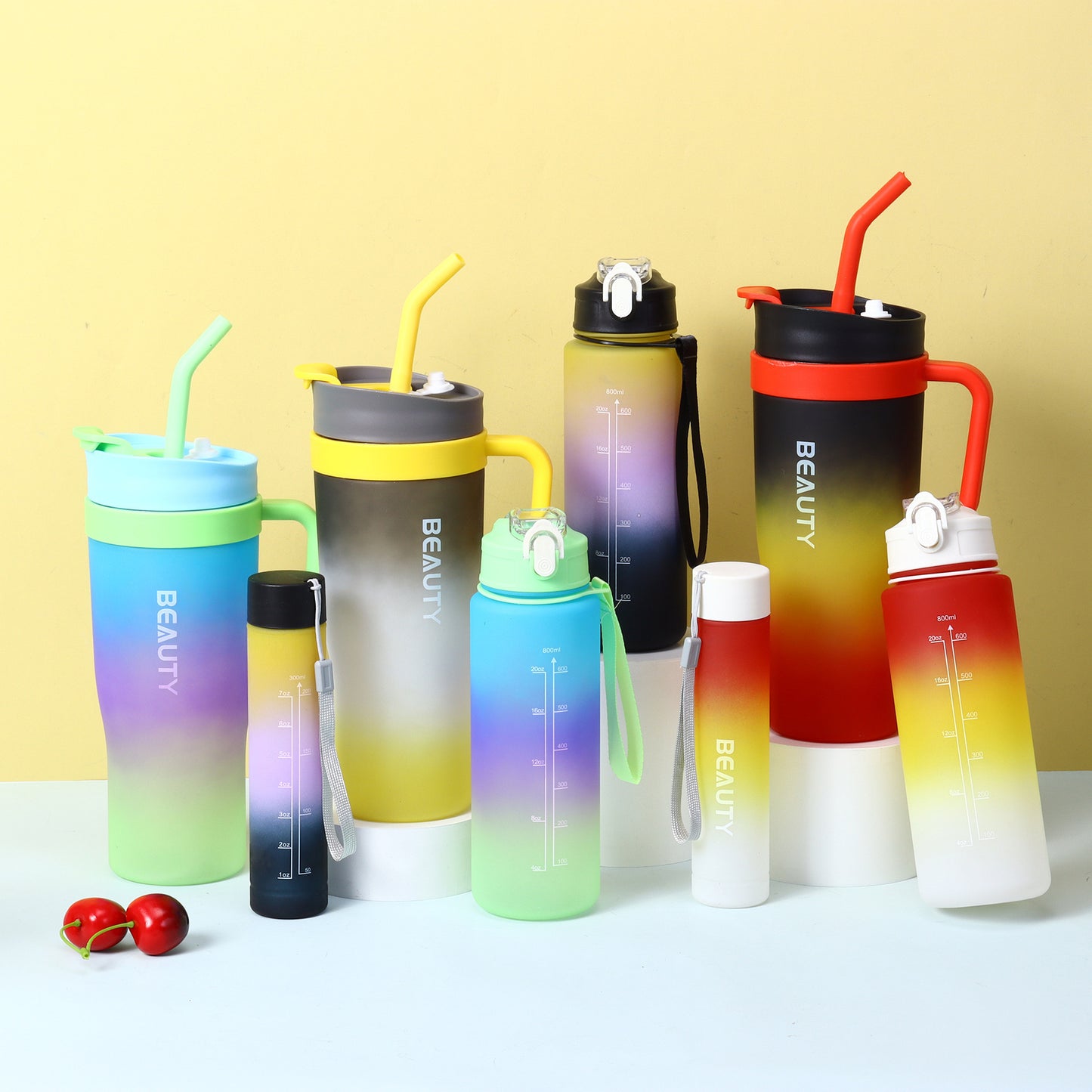 Damen mehrteilige Isolierflasche Set Karnz