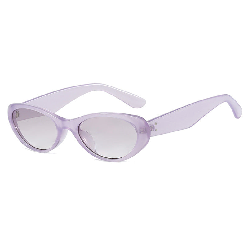 Damen modische Cat-Eye Sonnenbrille mit hochwertigem Kunststoffrahmen und UV-Schutz Karnz