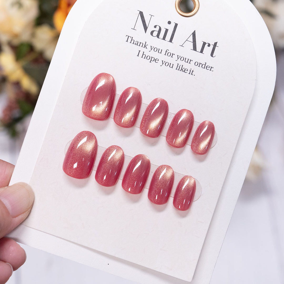 Stylische Ombre Glitter Press-On Nägel