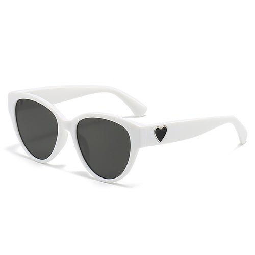 Herzförmige Katzenaugen-Sonnenbrille