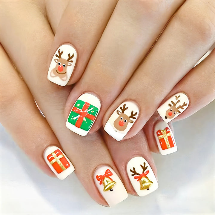 Schrullige Urlaubs-Themen Press-On Nägel Karnz