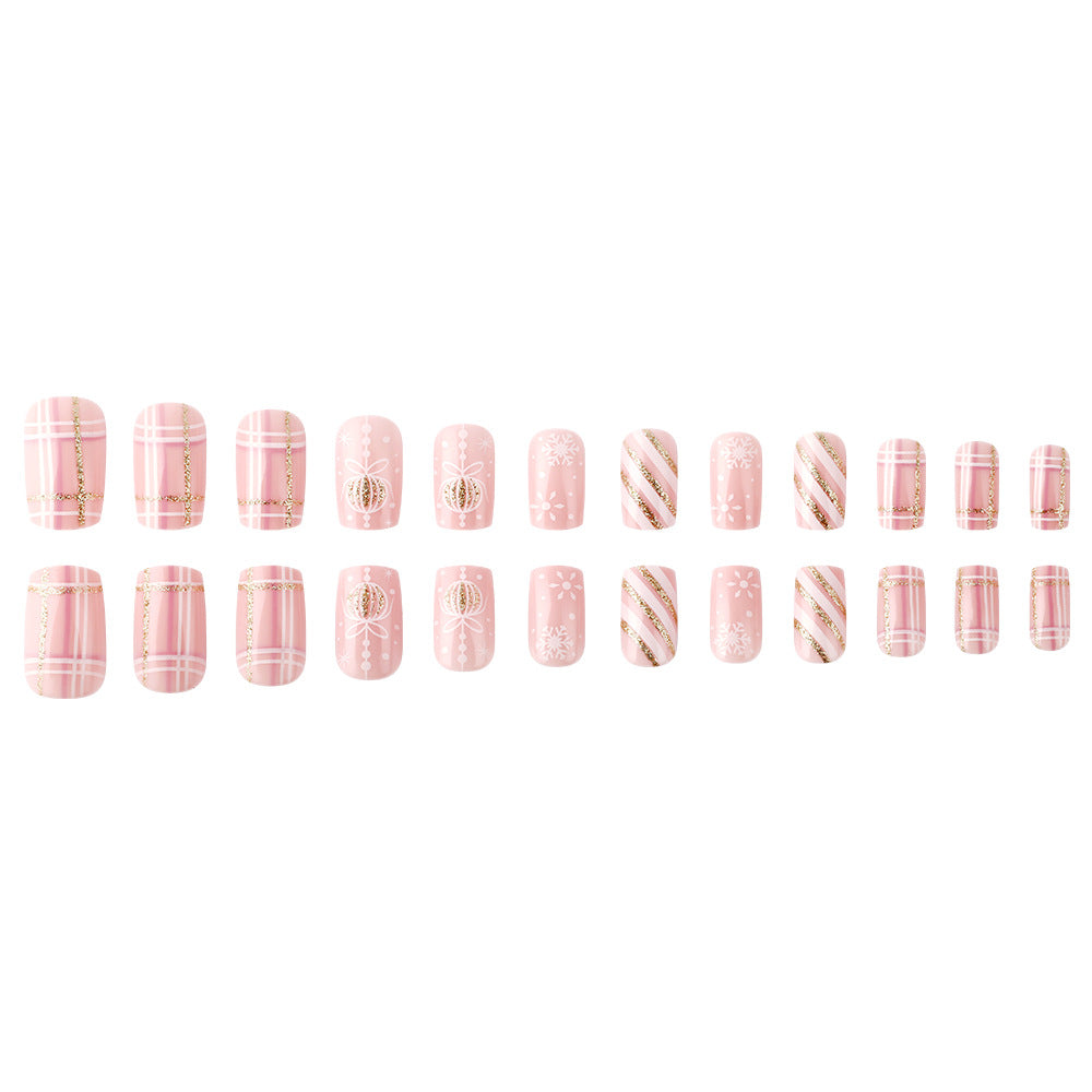 Festliches Themen-Press-On-Nail-Art-Set Karnz