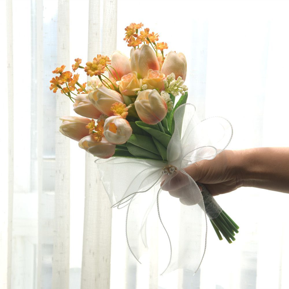 Elegante Künstliche Blumen Hochzeitsstrauß
