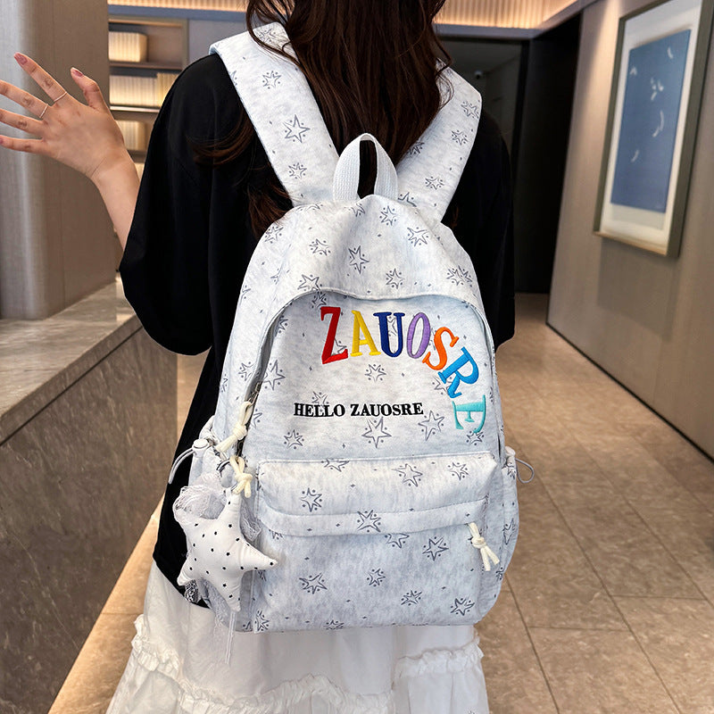 Stylischer mit Sternen verzierten Cordura-Rucksack Karnz