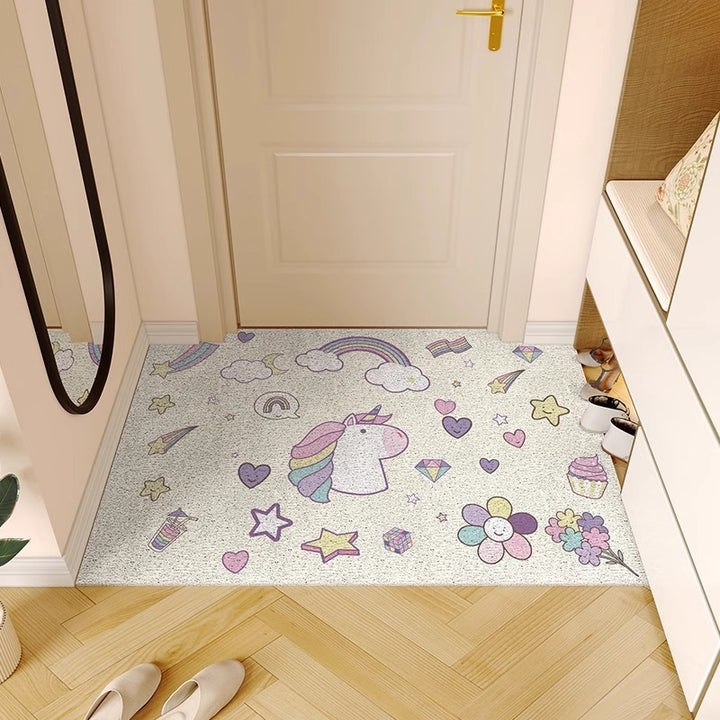 Stylische Terrazzo-Design Eingangsfußmatte Karnz