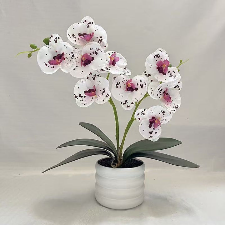 Elegante künstliche Orchideenblumenarrangement für die Wohnkultur