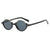 Damen runde Sonnenbrille mit elegantem Kunststoffrahmen Karnz
