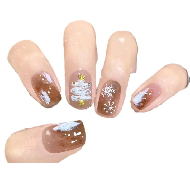 Spaß Charakter-Themen Press-On Nagelkunst Karnz