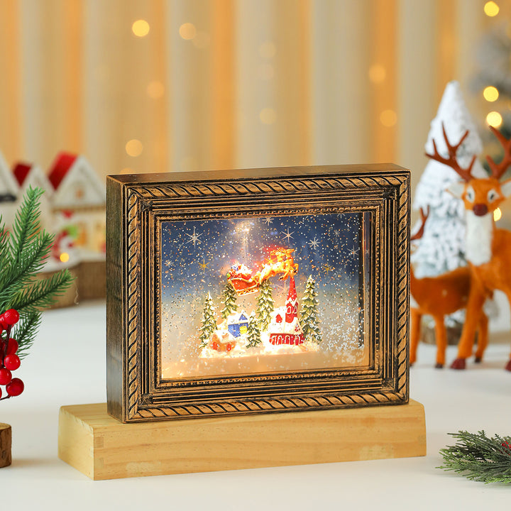 Beleuchtete Weihnachts-Szenen-Figurine Karnz