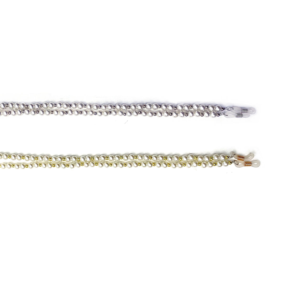 Elegante Doppelstrang Brillen Kette Karnz