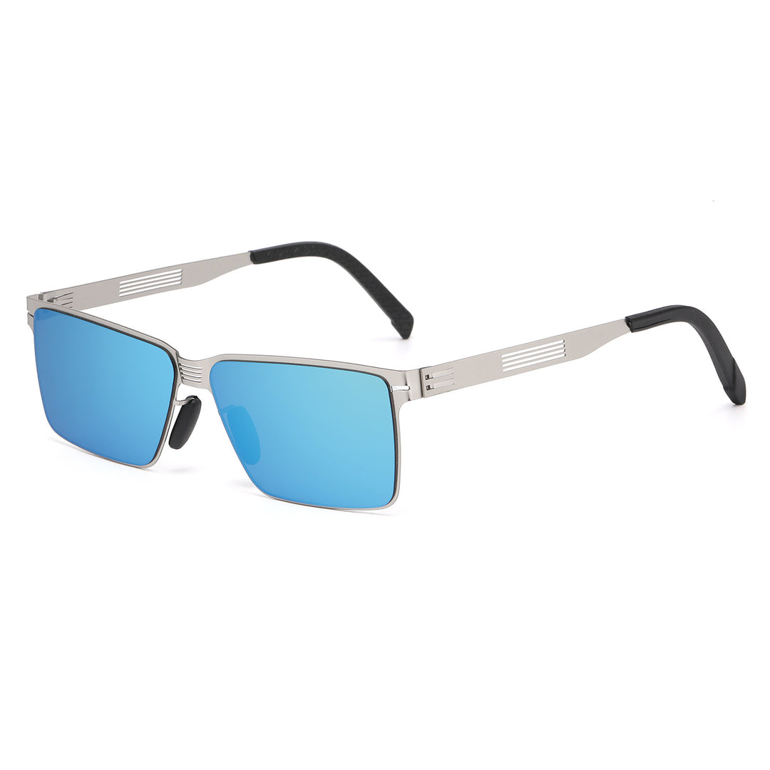 Schlanke Rechteck-Rahmen Sonnenbrille