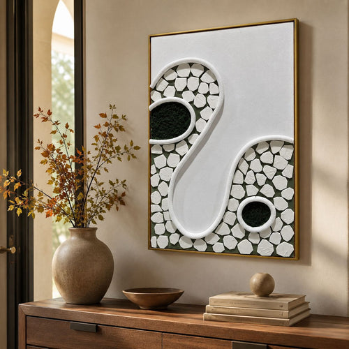 Abstrakte Relief Wandkunst