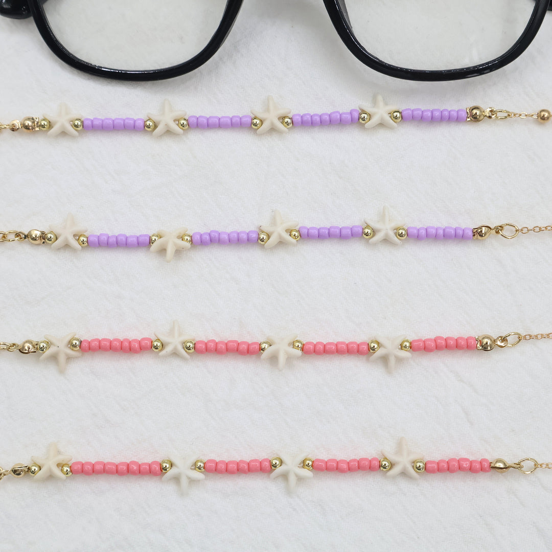 Strand-inspirierte Perlen-Brillenband Karnz