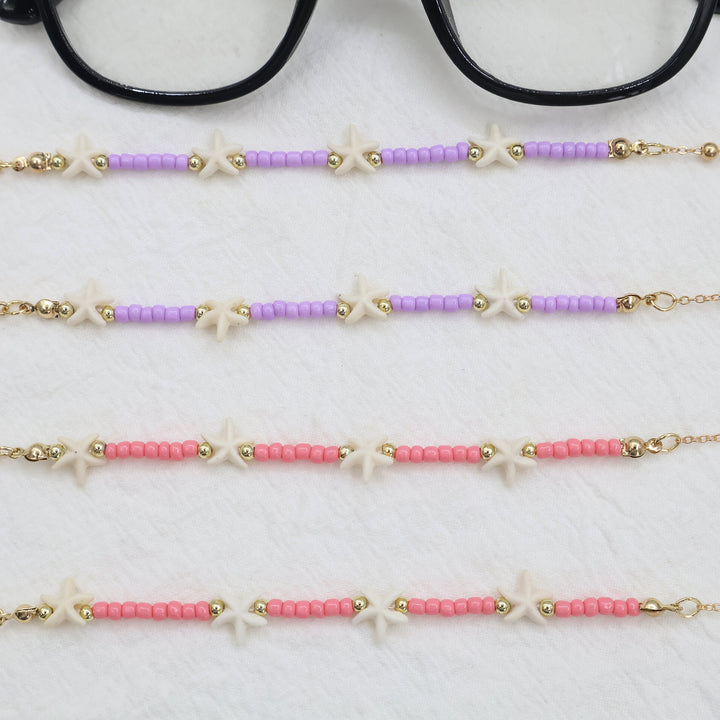 Strand-inspirierte Perlen-Brillenband Karnz