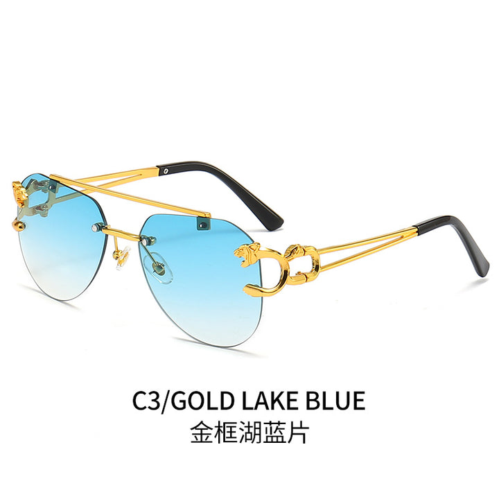 Damen Designer-Sonnenbrille mit einzigartigem Tierakzent Karnz