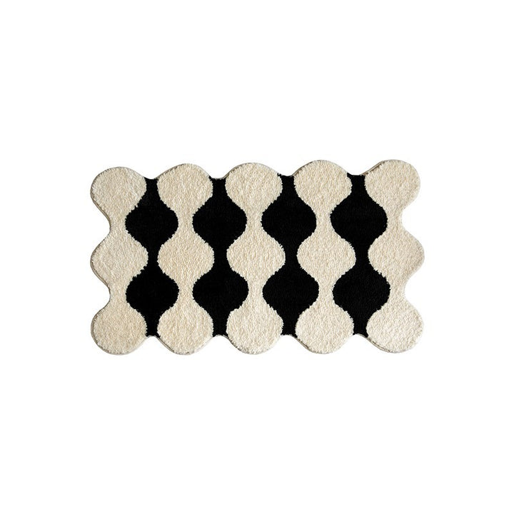 Zeitgenössischer Wellen-Design Karnz Teppich