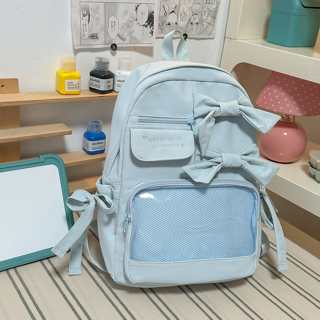 Stylischer mit Schleifen verzierten Rucksack Karnz 1791205748