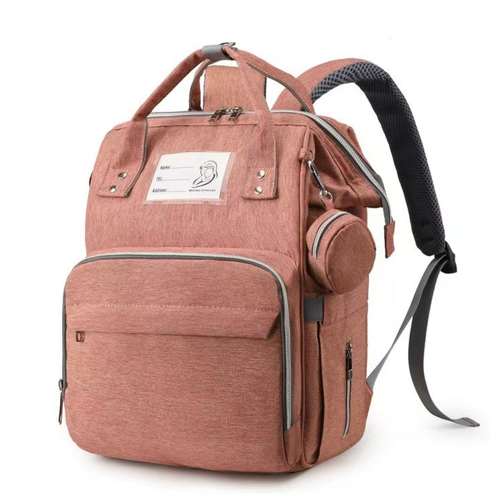 Multi-Compartment Funktionaler Wickelrucksack Karnz