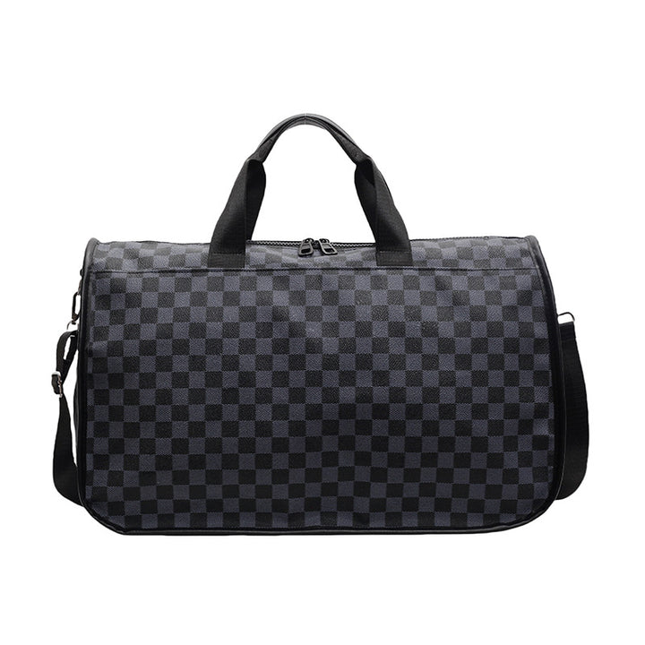 Stylische Schachbrett-Reise-Duffel-Tasche Karnz