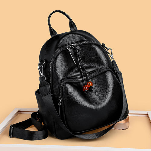 Premium Leder Reise Rucksack Karnz