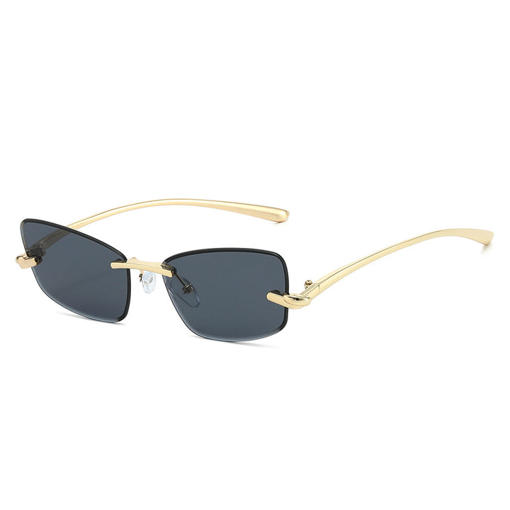 Luxuriöse Sonnenbrille mit weitem Rand Karnz