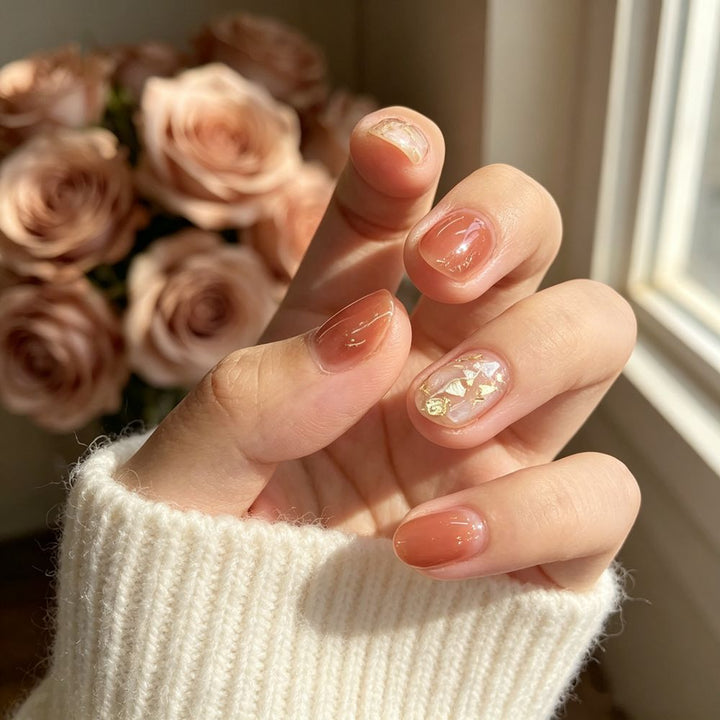 Geometrisches Muster Press-On Nagelset