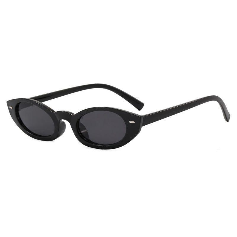 Damen Cat-Eye Sonnenbrille mit modernem transparentem Rahmen Karnz
