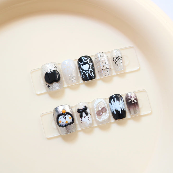 Themen Press-On Nagelkunst Set