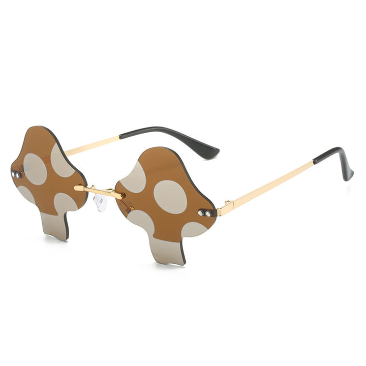 Einzigartige Übergroße Polka Dot Rahmen Sonnenbrille Karnz