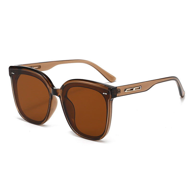 Übergroße quadratische Sonnenbrille