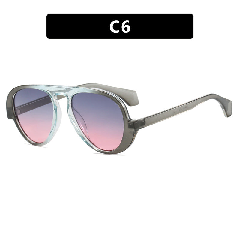 Damen Sonnenbrille mit einzigartigem Retro-Rahmen und UV-Schutz Karnz