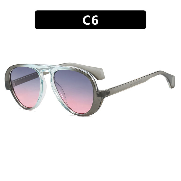 Damen Sonnenbrille mit einzigartigem Retro-Rahmen und UV-Schutz Karnz