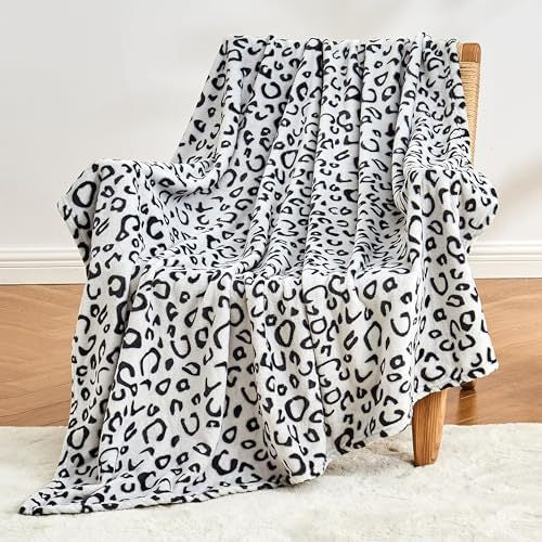 Kuhmuster Fleece-Decke