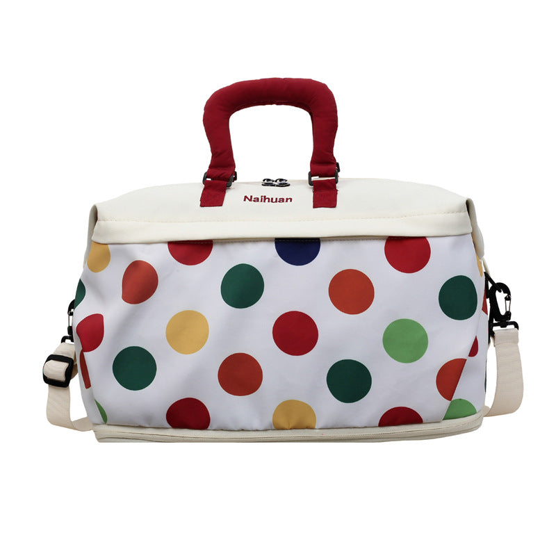 Multifunktionale Reisetasche mit Punkten