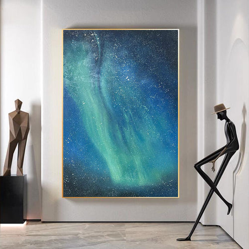 Himmlische Nordlichter Leinwandkunst