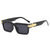 Damen modische Sonnenbrille im innovativen Quadratdesign Karnz